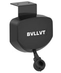 Drop Dead Easy Ceiling Mount EV Charger Cable Retractor With Smooth Auto Glide 11.5 Ft Spool in black, wall-mounted design.