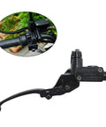 Right 7/8 Inch Hydraulic Brake Master Cylinder Lever Pump For GY6 Scooters with black handlebar mount