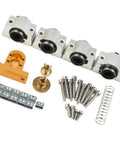 CNC 3018 Pro Upgraded X Axis Kit with metal linear bearings, T8 screw, and screws for router engraving machines