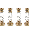 Top Tier T8 Trapezoid Motor Screw Nut Kit With Knockout Zero Play Anti Backlash Springs, 4 brass sliders with coils.