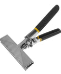 6 Inch Hand Seamer Tool With Straight Jaw Metal Bender for bending and flattening sheet metal, non-slip pitted handle