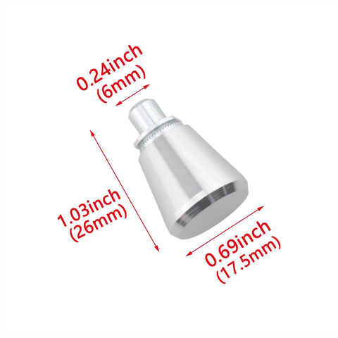 Two Pack Aluminum Spring Loaded Plunger Pins With Knob Heavy Duty Mechanical Catch For Quick Release In Cabinets Doors Toolboxes And DIY Projects, aluminum, 1.03inch height.