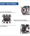rear wheel hub bearing assembly Acura TSX Honda Accord features