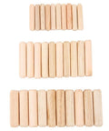 Wooden dowels for Pro Grade Dowel Jig Kit And Woodworking Drill Set 38 Piece Straight Hole Positioner For Dowel Joints.