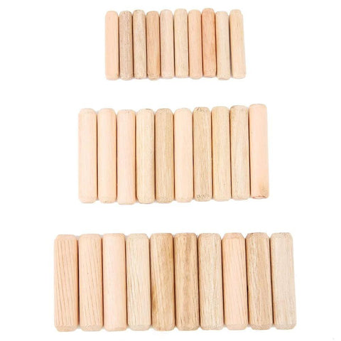 Wooden dowels for Pro Grade Dowel Jig Kit And Woodworking Drill Set 38 Piece Straight Hole Positioner For Dowel Joints.