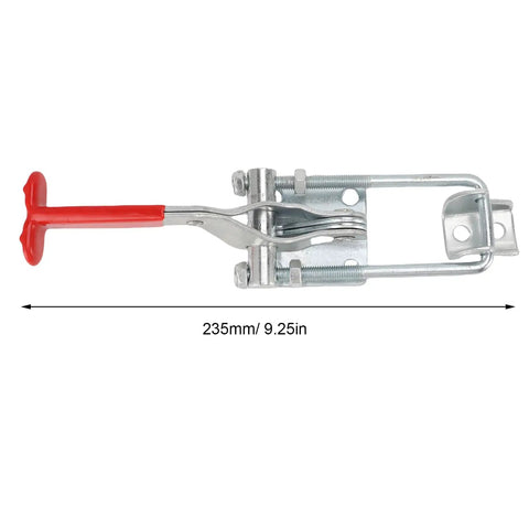 Heavy Duty Toggle Latch Clamp With Quick Release Lever Handle For Secure Truck Cabinets And Boxes Engineering Machinery Equipment Durable Metal Fastener Hardware, 235mm size