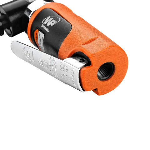 Slick Air Powered Angle Die Grinder Packing A Mean 20000 RPM Punch For Niche Grinding Jobs Compact Pneumatic rotary tool with dual collets.
