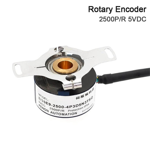 Servo Motor Encoder 2500P R 5V DC EI35E9 2500 Series For CNC AC Servo Motor Driver Kits close-up view with label SKU 4P3D5N3TSQ