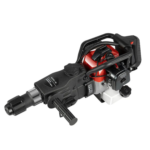 Gas Powered Jack Hammer Concrete Breaker 33cc 2 Stroke Heavy Duty Demolition Tool with 1800 to 2800 BPM 30J Impact Energy