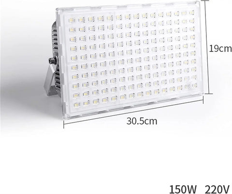 JUDYSSY Led Flood Lights Outdoor Security Lights White20V Led Work Light,Spot, 150W size 30.5cm x 19cm with adjustable stand.