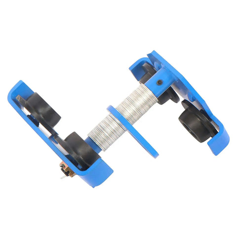 Heavy Duty Workhorse Manual Trolley For I Beam 2200 Lb Capacity With Dual Wheels Adjustable Flange 65 to 190mm Blue Finish