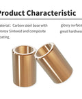 Heavy Duty Cast Brass Wrapped Oilless Sleeve Bearing 3 By 8 Inch Bore With 1 By 2 Inch Outer Diameter And 3 By 4 Inch Length