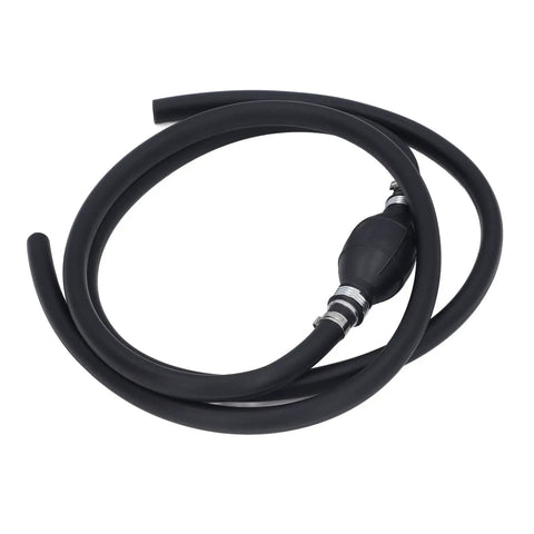 Hand Siphon Pump With Check Valve For Quick Fuel Transfer And Liquids Portable High Flow Siphon Tool For Cars Boats Lawn Equipment And Marine Use 10mm black hose and pump bulb