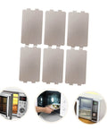 Six Pack Microwave Heat Insulation Pads Mica Sheet Covers for Waveguide Crisper Liners, easy to cut and install, for kitchen upgrades.
