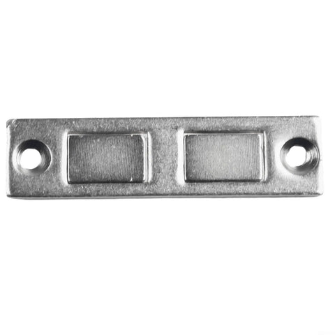 Magnetic Cabinet Door Catch With Screws For Cupboard Wardrobe Drawer Closure showing steel plate with screw holes
