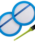 Round Washable Vacuum Filter For React Whole Home And Fusion Cordless Vacuums with cleaning brush included