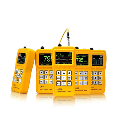 Dead Accurate Leeb Metal Hardness Tester With D Impact Device And Calibration Block For Steel Iron And Bronze portable digital gauges