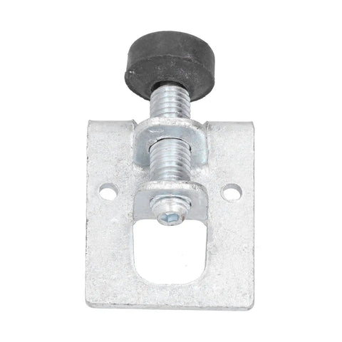 Rock Solid Heavy Duty Adjustable Leveling Foot for Stable Furniture, iron construction, close-up of single leveler.