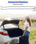 Woman using Honda Accord Beefed Up Trunk Lid Torsion Spring Kit With Clips 2 Pack Replacement For 2008 to 2010 3 5L And 2010 to 2012 2 4L