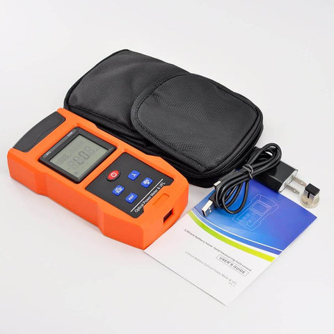 2 In 1 Optical Power Meter And Visual Fault Locator For Fiber Optic Testing With Rechargeable Battery next to accessories