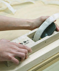KANNA Japanese Manual Smoothing Block Plane 60mm For Woodworking Traditional Kanna Hand Plane in use on wood surface