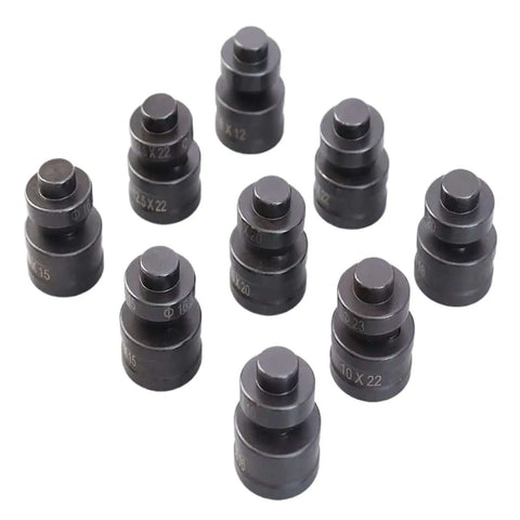 Heavy Duty Hydraulic Punching Die Mold built to last for elliptical holes with 8x20mm oval punch, alloy steel heat treated, wear resistant