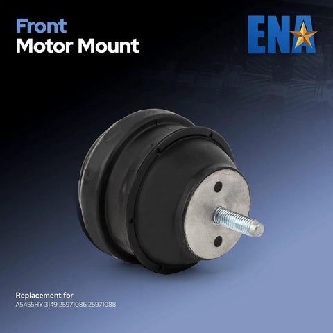 Front motor mount view for Cadillac CTS SRX STS, built tough with rubber cushion, designed for 2004-2011 models.