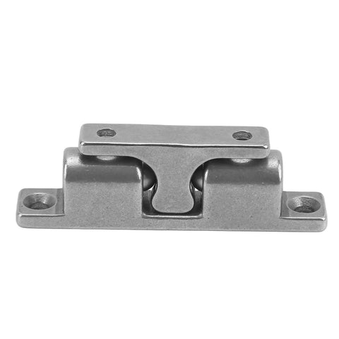 Front view of Go To Magnetic Cabinet Tension Catch In Stainless Steel 70mm Roller Latch For Doors And Cabinets Built Tough For Yacht RV And Home