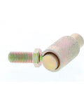 Quick Release Cable End For Throttle Linkage 5/16-24 RH Thread Steel Stud, .341 in ball, knurled body, side view