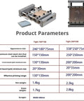 Desktop Manual PCB Solder Paste Printing Table For SMT Stencil Printing, Precision Mini Screen Printer For 150 By 150 mm PCBs