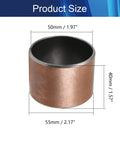 Heavy Duty 50Mm X 55Mm X 40Mm Oilless Sleeve Bearing with dimensions 50mm x 55mm x 40mm for high torque motors.