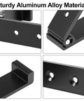 Sturdy Aluminum Alloy Folding Wall Hooks detailing their durable construction and sleek design. 12 Piece Aluminum Alloy Folding Wall Hooks Heavy Duty Coat Hangers Foldable Rustproof Closet Organizer With Mounting Hardware For Coats Towels And Headphones Top Shelf Quality And No Sweat Setup.