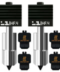 All Metal Hotends For H2D H2S H2C P2S With 0.4mm Hardened Steel Nozzle Direct Replacement Print Head assembly with caution labels