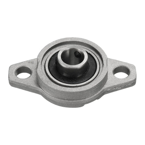 KFL000 Flanged Pillow Block Bearings 10mm Bore Zinc Alloy Self Aligning Flange Mounted Bearings With 8 Screws And 4 Key Wrenches Built To Last Rustproof Housing For Solid Shaft Support In Machinery And DIY Projects For Gear Heads close-up