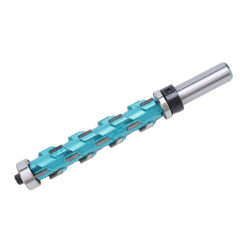 Rock Solid Flush Trim Spiral Carbide Router Bit For Woodworking Pros That Cuts Clean Through Plywood And Hardwood Fast Without Splintering, 3/4 cut diameter.