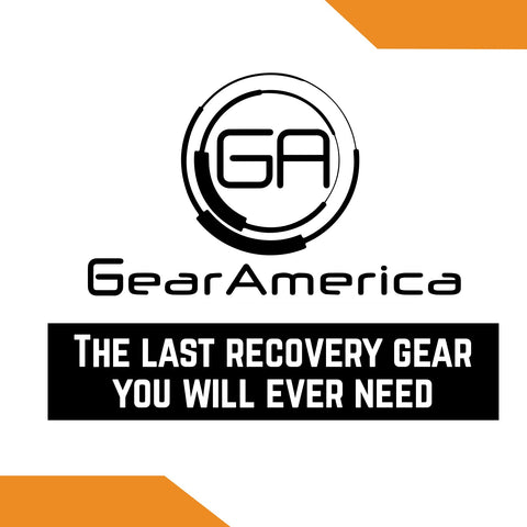 Logo of GearAmerica promoting off road recovery gear