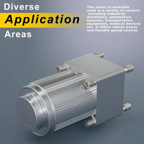 6W reversible AC motor for versatile applications in industrial and medical sectors, showcasing robust power and flexible speed control.