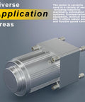 6W 110V AC Gear Motor With 1 To 9 Gear Reduction, Adjustable Speed From Zero To Full, 150 RPM, industrial-grade motor in use