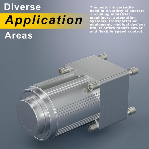6W 110V AC Gear Motor With 1 To 9 Gear Reduction, Adjustable Speed From Zero To Full, 150 RPM, industrial-grade motor in use