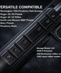 Built Tough Grade Twelve Point Nine Black Oxide Firearm Scope Screws with Security Star Drive for versatile firearm compatibility.