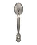 Plymouth Front Entry Handle Accent Lever for Right Handed Doors Satin Nickel Finish Handle Only Durable Zinc Alloy Construction