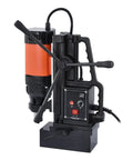 Heavy Duty Portable Magnetic Drill Press Rock Solid Electromagnetic Base Heavy Hitter with 1680W Motor for steel drilling.