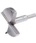 uxcell Forstner drill bit 70mm, tungsten carbide, gray wood boring bit