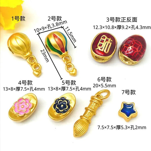 Dope Gold Spacer Beads For Custom Jewelry Crafting 10x9mm Loose Glossy Rounds With Premium Baking Lacquer Finish Sweet Toss In Charms For Handmade Necklaces Bracelets And Earring Strings