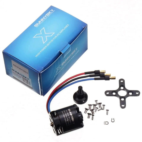 X2216 Brushless Drone Motors Short Shaft Version 880KV Black Pro Grade Performance with mount and accessories