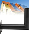 Beefy Heavy Duty Stainless Steel Satellite Internet Pole Mount Bracket For Roof Or Wall Install Black Antenna Support Kit