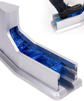 Automatic Lazy Shoe Cover Dispenser With 200 Disposable Overshoe Covers Battery Free Portable Cleanroom Protector ABS Shell Non Slip Design Hassle Free Operation with blue covers