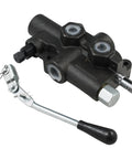 Four Way Three Position Hydraulic Log Splitter Valve With Auto Return Detent Lever For Easy Return, 25GPM 2750PSI