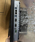 21.5 Inches Industrial Touchscreen Panel PC Running Windows 11 Pro With Intel Celeron J6412 Chipset rear I/O ports displaying HDMI and USB connections.