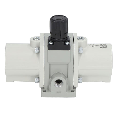 Powerful Pneumatic Boosting Valve Pump For Air Compressors Doubles Local Pressure With Minimal Heat Easy Setup Durable Thickened Body And Reliable Filter Screen Built For Pneumatic Equipment And Tools